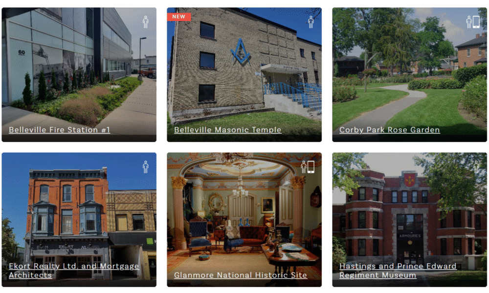 Belleville Doors Open Event website screenshot