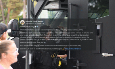 Belleville Police Want Your Opinion on This New Armored Vehicle