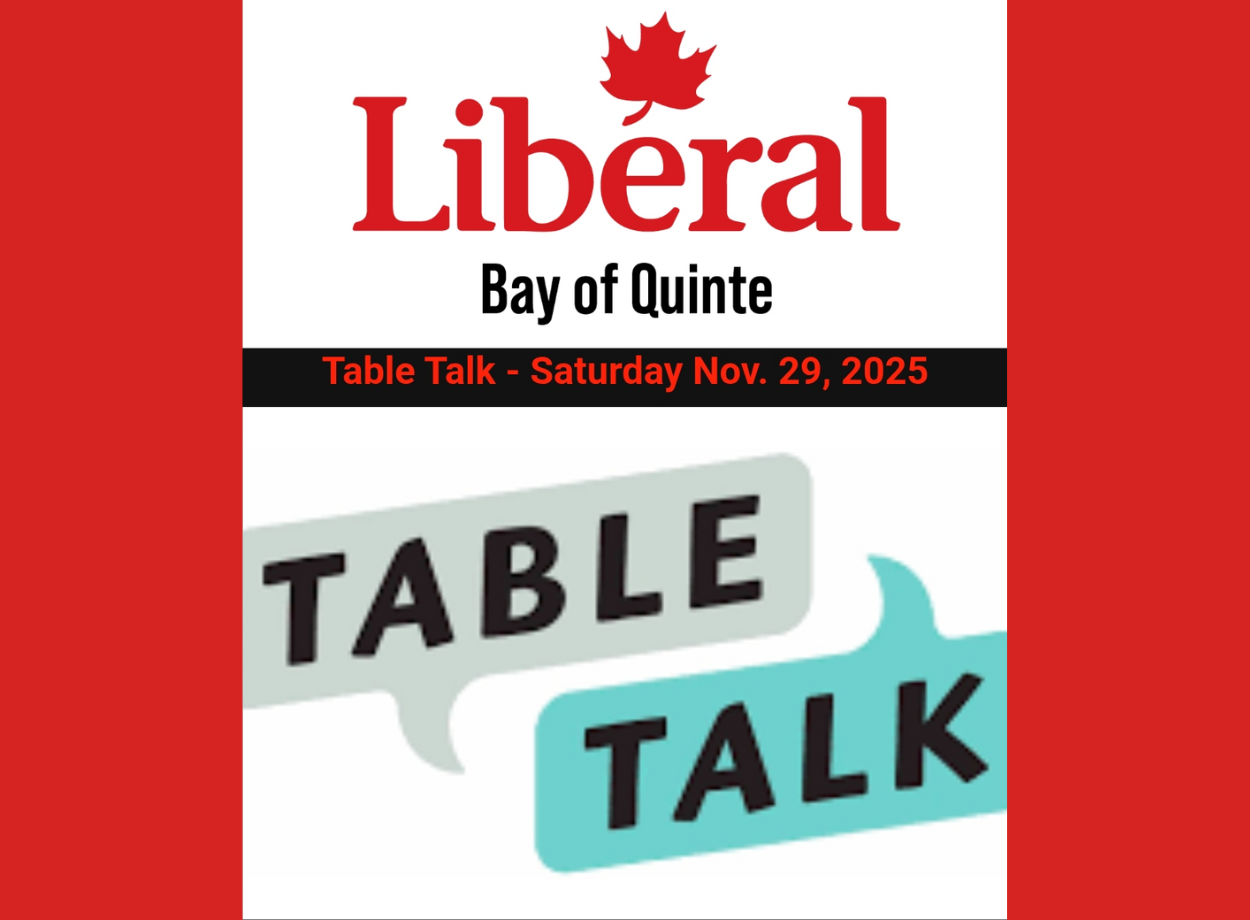 Liberal MPs Discuss Food Security Cost of Living Crisis at Bay of Quinte Event